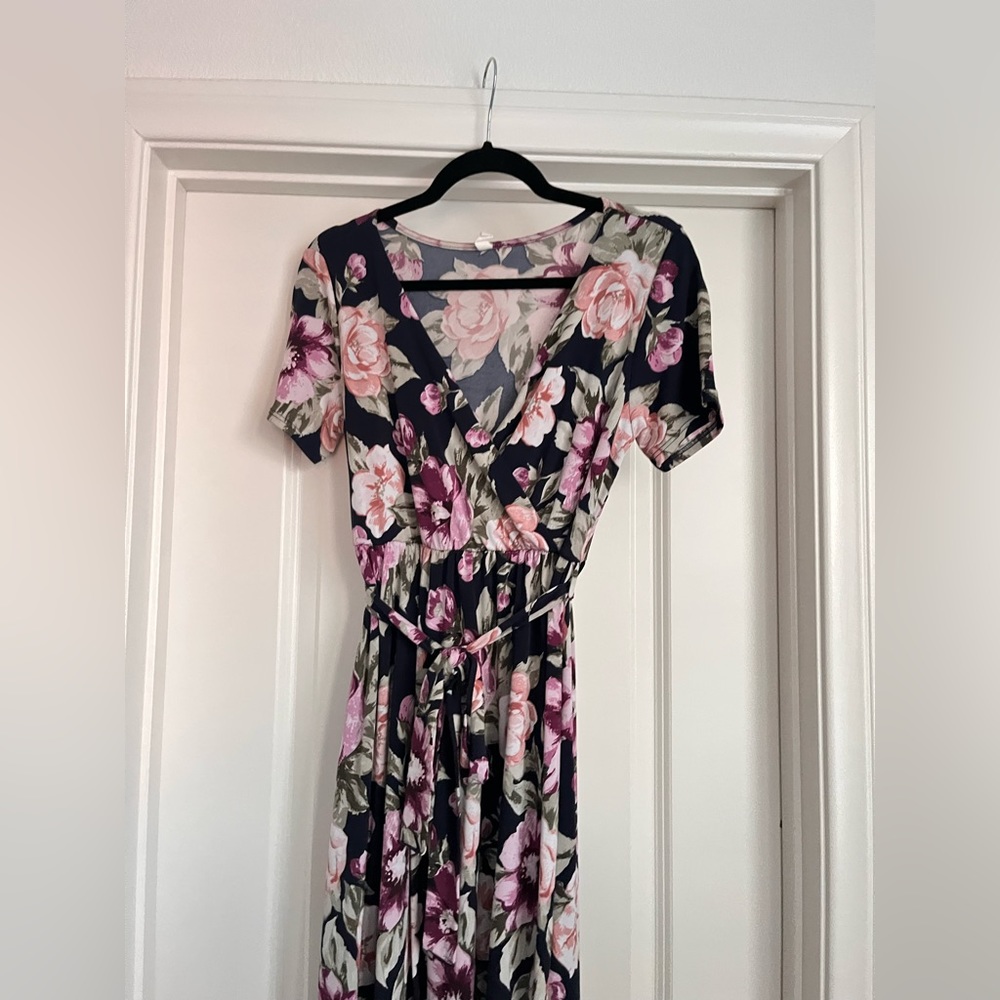 Pinkblush Floral hi low dress